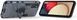 Samsung Galaxy A02s Hoesje met Kickstand Ring Houder Blauw afbeelding 3