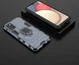 Samsung Galaxy A02s Hoesje met Kickstand Ring Houder Blauw afbeelding 5