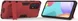Samsung Galaxy A52/A52S Hoesje Shock Proof Kickstand Back Cover Rood afbeelding 3
