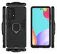 Samsung Galaxy A52 / A52S Hoesje Metalen Magnetische Ring Kickstand Zwart afbeelding 9