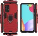 Samsung Galaxy A52 / A52S Hoesje Magnetische Ring Kickstand Rood afbeelding 5
