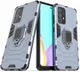 Samsung Galaxy A52 / A52S Hoesje Magnetische Ring Kickstand Blauw afbeelding 2