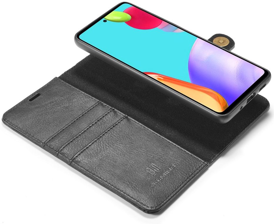 DG Ming Samsung Galaxy A52 / A52S Hoesje 2-in-1 Book Case en Back Cover Zwart afbeelding 1