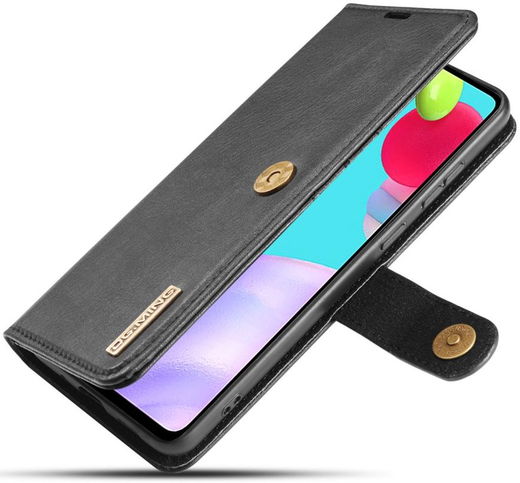 DG Ming Samsung Galaxy A52 / A52S Hoesje 2-in-1 Book Case en Back Cover Zwart afbeelding 4