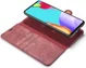 DG Ming Samsung Galaxy A52 / A52S Hoesje 2-in-1 Book Case en Back Cover Rood afbeelding 1