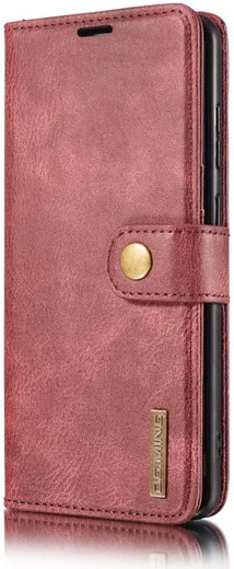 DG Ming Samsung Galaxy A52 / A52S Hoesje 2-in-1 Book Case en Back Cover Rood afbeelding 5