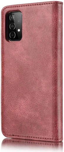DG Ming Samsung Galaxy A52 / A52S Hoesje 2-in-1 Book Case en Back Cover Rood afbeelding 6