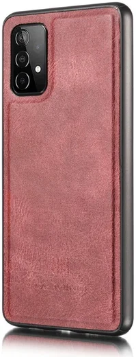 DG Ming Samsung Galaxy A52 / A52S Hoesje 2-in-1 Book Case en Back Cover Rood afbeelding 7