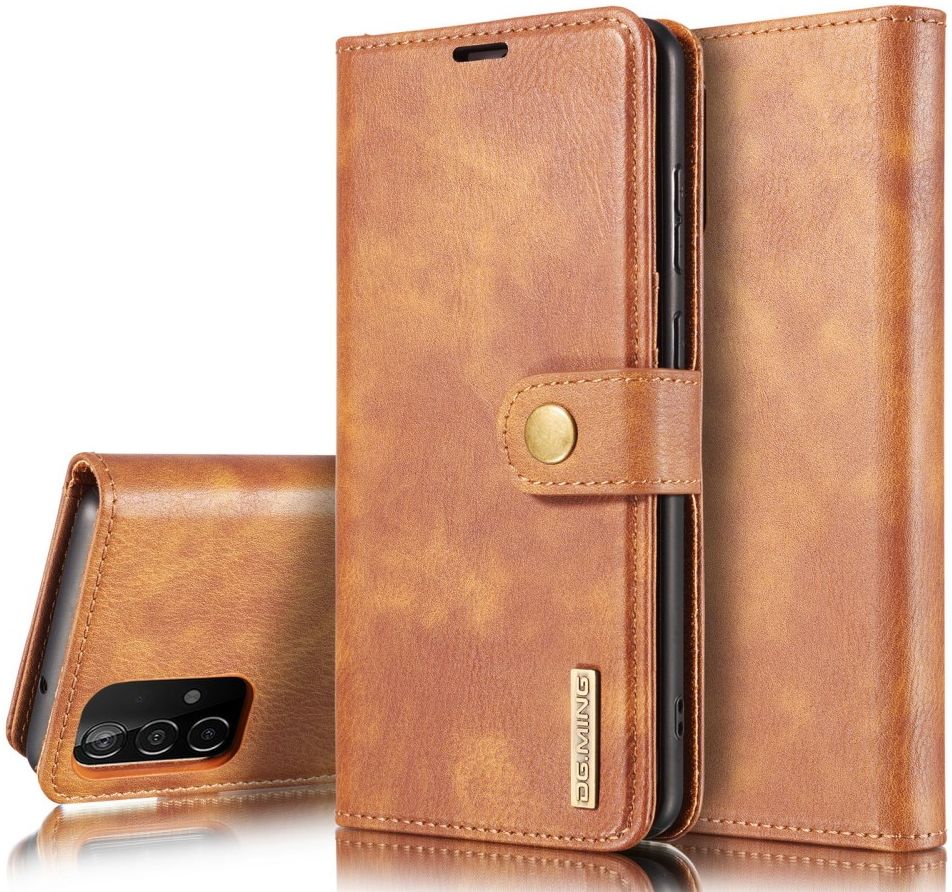 DG Ming Samsung Galaxy A52 / A52S Hoesje 2-in-1 Book Case en Back Cover Bruin afbeelding 8