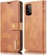 DG Ming Samsung Galaxy A52 / A52S Hoesje 2-in-1 Book Case en Back Cover Bruin afbeelding 9