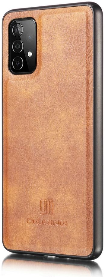 DG Ming Samsung Galaxy A52 / A52S Hoesje 2-in-1 Book Case en Back Cover Bruin afbeelding 7