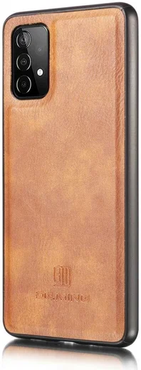 DG Ming Samsung Galaxy A52 / A52S Hoesje 2-in-1 Book Case en Back Cover Bruin afbeelding 7