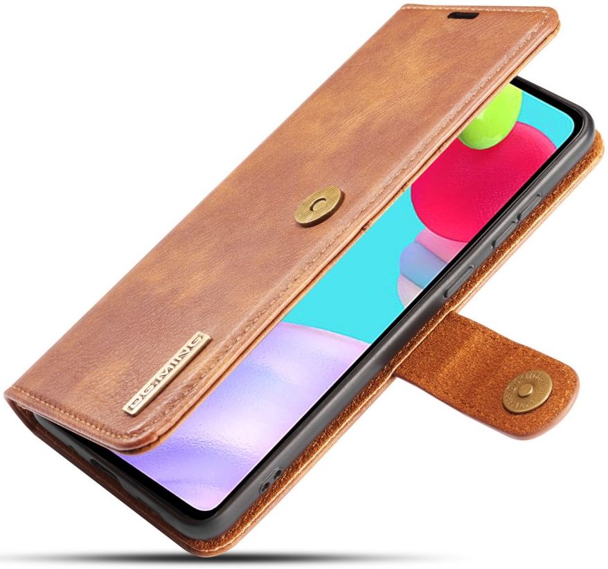 DG Ming Samsung Galaxy A52 / A52S Hoesje 2-in-1 Book Case en Back Cover Bruin afbeelding 4