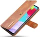 DG Ming Samsung Galaxy A52 / A52S Hoesje 2-in-1 Book Case en Back Cover Bruin afbeelding 4