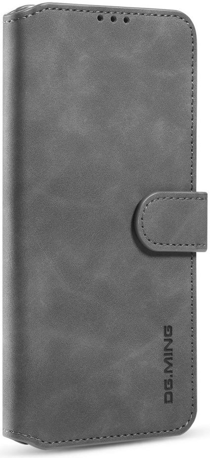 DG Ming Samsung Galaxy A72 Hoesje Retro Wallet Book Case Grijs afbeelding 3