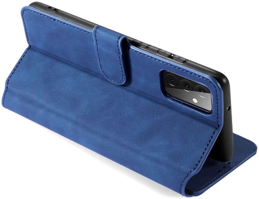 DG Ming Samsung Galaxy A72 Hoesje Retro Wallet Book Case Blauw afbeelding 11