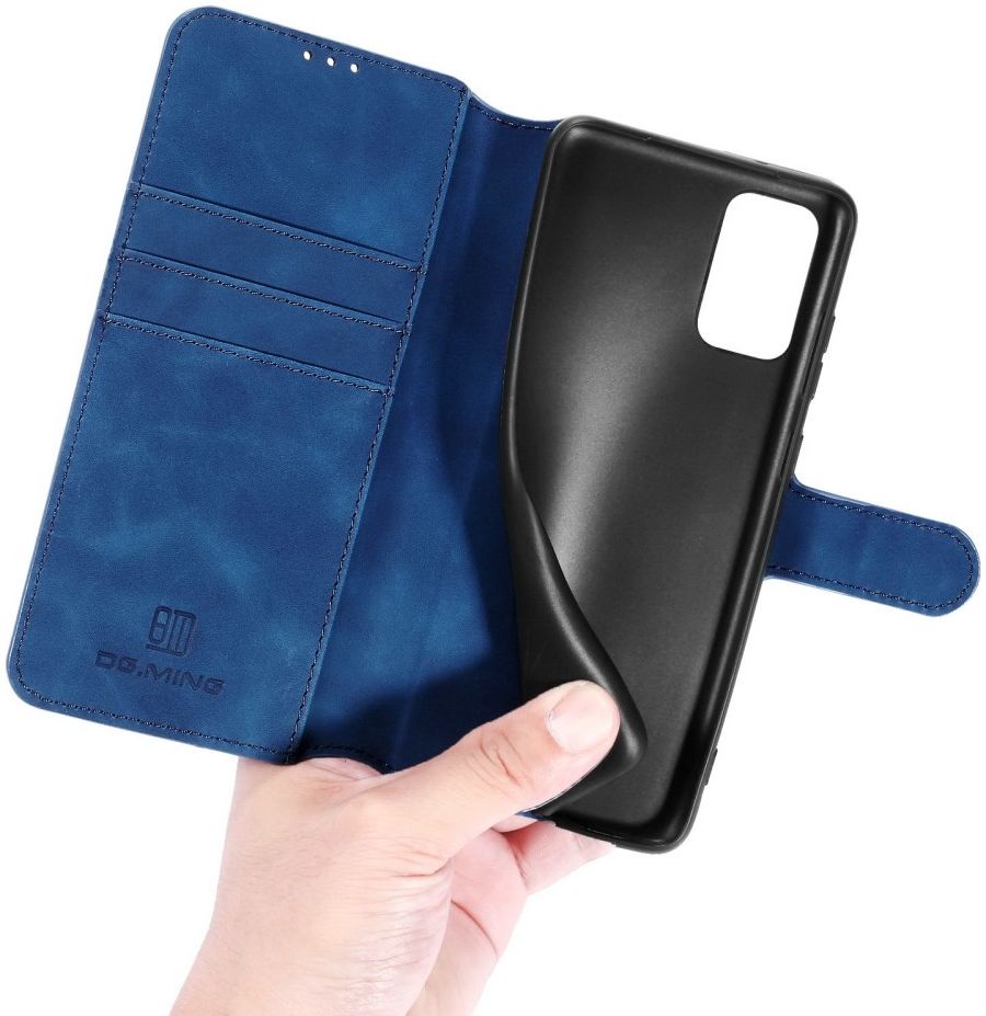 DG Ming Samsung Galaxy A72 Hoesje Retro Wallet Book Case Blauw afbeelding 12