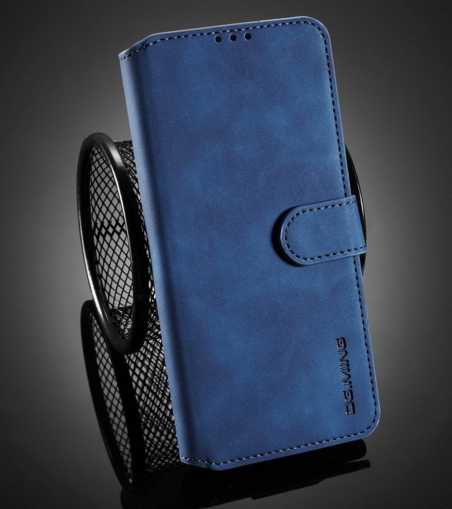 DG Ming Samsung Galaxy A72 Hoesje Retro Wallet Book Case Blauw afbeelding 13