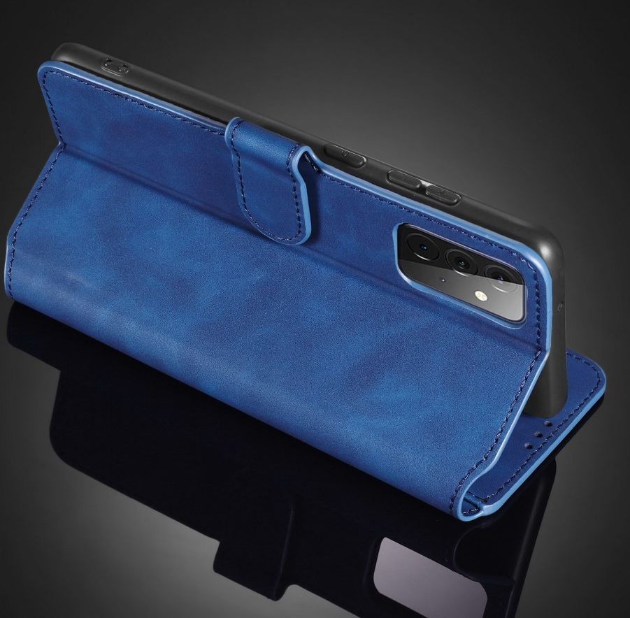 DG Ming Samsung Galaxy A72 Hoesje Retro Wallet Book Case Blauw afbeelding 7