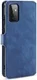DG Ming Samsung Galaxy A72 Hoesje Retro Wallet Book Case Blauw afbeelding 9