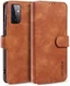 DG Ming Samsung Galaxy A72 Hoesje Retro Wallet Book Case Bruin afbeelding 2