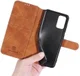 DG Ming Samsung Galaxy A72 Hoesje Retro Wallet Book Case Bruin afbeelding 12