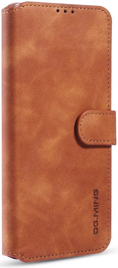 DG Ming Samsung Galaxy A72 Hoesje Retro Wallet Book Case Bruin afbeelding 9