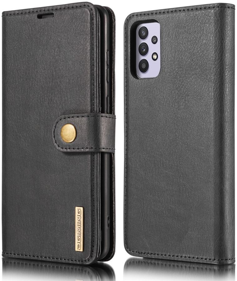 Samsung Galaxy A32 5G Hoesje 2-in-1 Book Case en Back Cover Zwart afbeelding 10