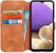 DG Ming Samsung Galaxy A32 5G Hoesje Retro Wallet Book Case Bruin afbeelding 1