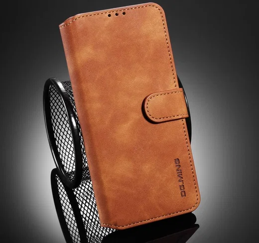 DG Ming Samsung Galaxy A32 5G Hoesje Retro Wallet Book Case Bruin afbeelding 8