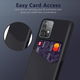 Samsung Galaxy A52 / A52S Hoesje met Kaartsleuf Back Cover Zwart afbeelding 4