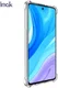 IMAK Huawei P Smart 2021 Hoesje TPU met Screen Protector Transparant afbeelding 3