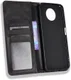 Xiaomi Redmi Note 9T Portemonnee Hoesje Vintage Look Kunst Leer Zwart afbeelding 4