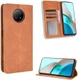 Xiaomi Redmi Note 9T Portemonnee Hoesje Vintage Look Kunst Leer Bruin afbeelding 11