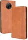 Xiaomi Redmi Note 9T Portemonnee Hoesje Vintage Look Kunst Leer Bruin afbeelding 12