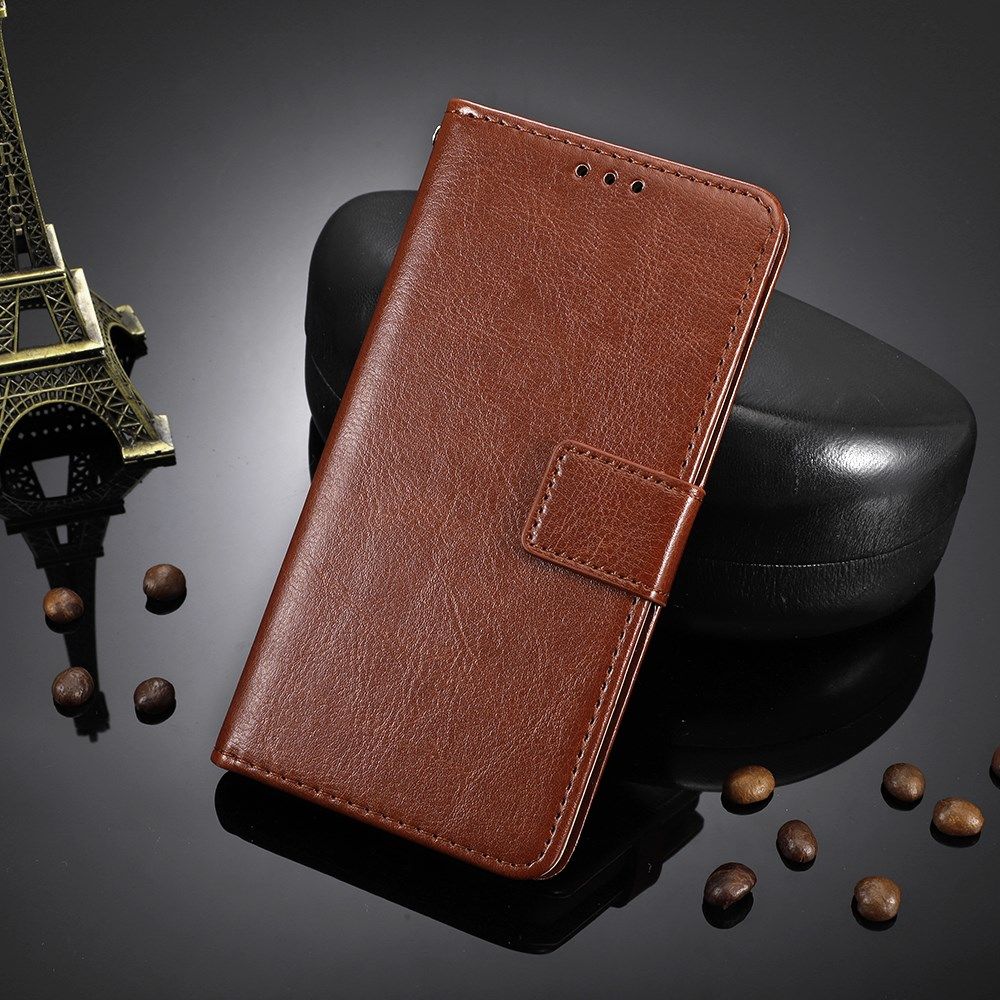 Xiaomi Redmi 9T Hoesje met Pasjes Book Case met Koord Kunstleer Bruin afbeelding 9