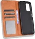 Xiaomi Redmi 9T Styles Portemonnee Hoesje Retro Look Kunstleer Bruin afbeelding 4