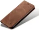 Xiaomi Redmi 9T Hoesje Portemonnee Stof Textuur Book Case Bruin afbeelding 8