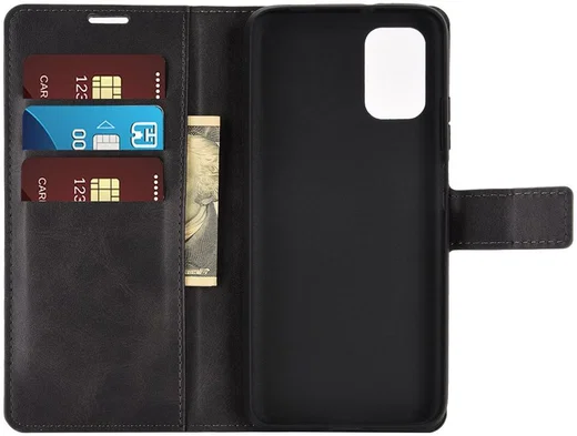 Xiaomi Redmi 9T Hoesje Portemonnee Book Case Zwart afbeelding 8
