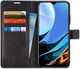 Xiaomi Redmi 9T Hoesje Portemonnee Book Case Zwart afbeelding 1