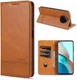 AZNS Xiaomi Redmi Note 9T Hoesje Book Case Kunst Leer Lichtruin afbeelding 3