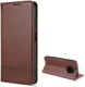 AZNS Xiaomi Redmi Note 9T Hoesje Book Case Kunst Leer Bruin afbeelding 5