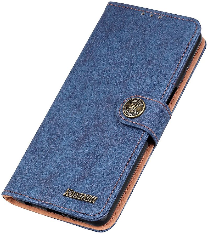 KHAZNEH Xiaomi Mi 11 Hoesje Retro Wallet Book Case met Stand Blauw afbeelding 8