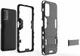 Xiaomi Redmi 9T Hoesje Hybride Back Cover met Kickstand Zwart afbeelding 6