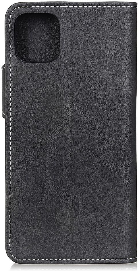 Xiaomi Mi 11 Hoesje Portemonnee met Drukknoop Sluiting Zwart afbeelding 6