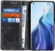 Xiaomi Mi 11 Hoesje Portemonnee met Drukknoop Sluiting Zwart afbeelding 1