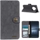 Xiaomi Redmi Note 9T Hoesje Retro Wallet Book Case Zwart afbeelding 5
