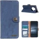 Xiaomi Redmi Note 9T Hoesje Retro Wallet Book Case Blauw afbeelding 5