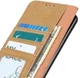 Xiaomi Redmi Note 9T Hoesje Retro Wallet Book Case Khaki afbeelding 4