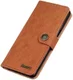 Xiaomi Redmi Note 9T Hoesje Retro Wallet Book Case Bruin afbeelding 8